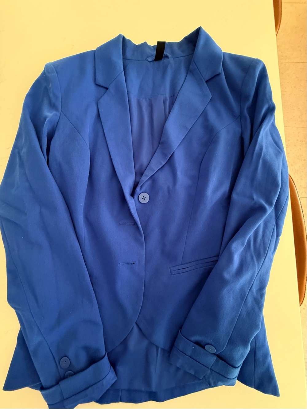 Y2K Vintage Vero Moda Blue Women’s Blazer - Classic Tailored Fit